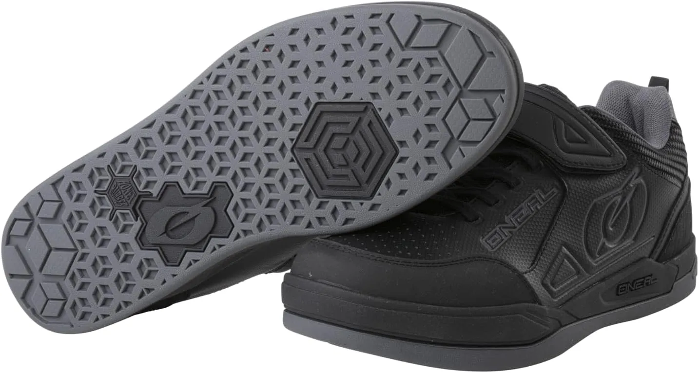 O'Neal Unisex, Men, Women Sender Flat Shoes, Black/Grey, 40