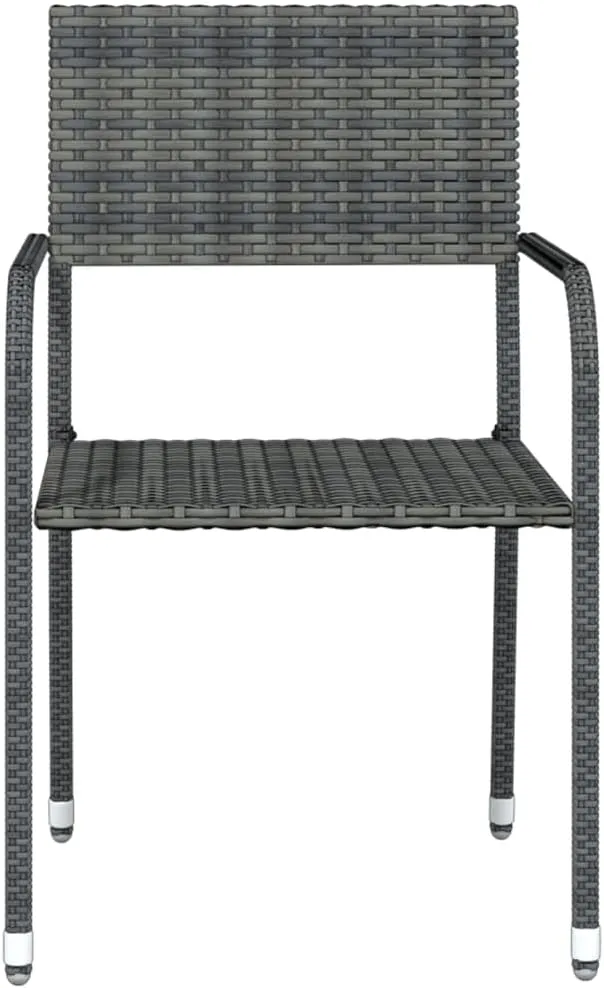 Outdoor Patio Furniture,5 Piece Patio Dining Set GrayDesigned for Camping, Resting, Outdoors.