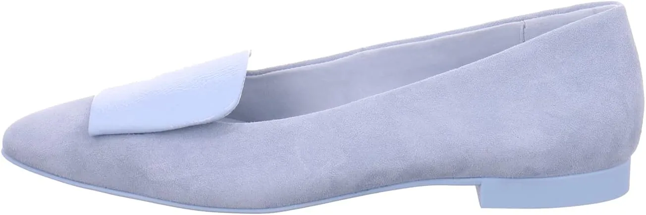 Paul Green Ballerina 3792-053, suede, blue, women's