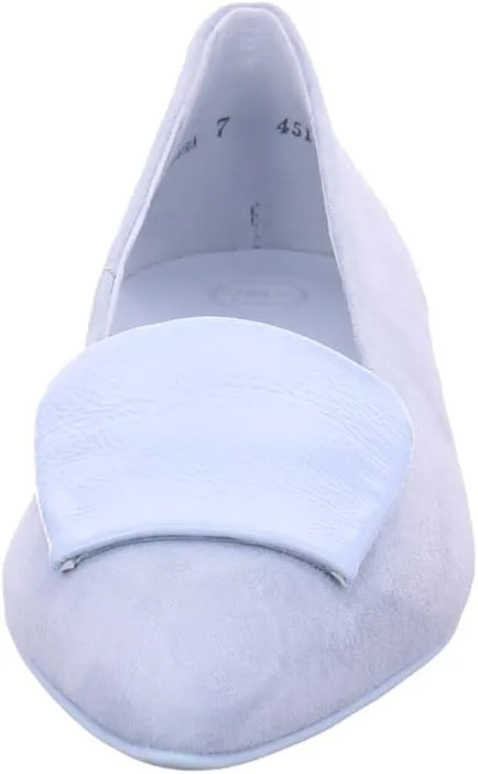 Paul Green Ballerina 3792-053, suede, blue, women's