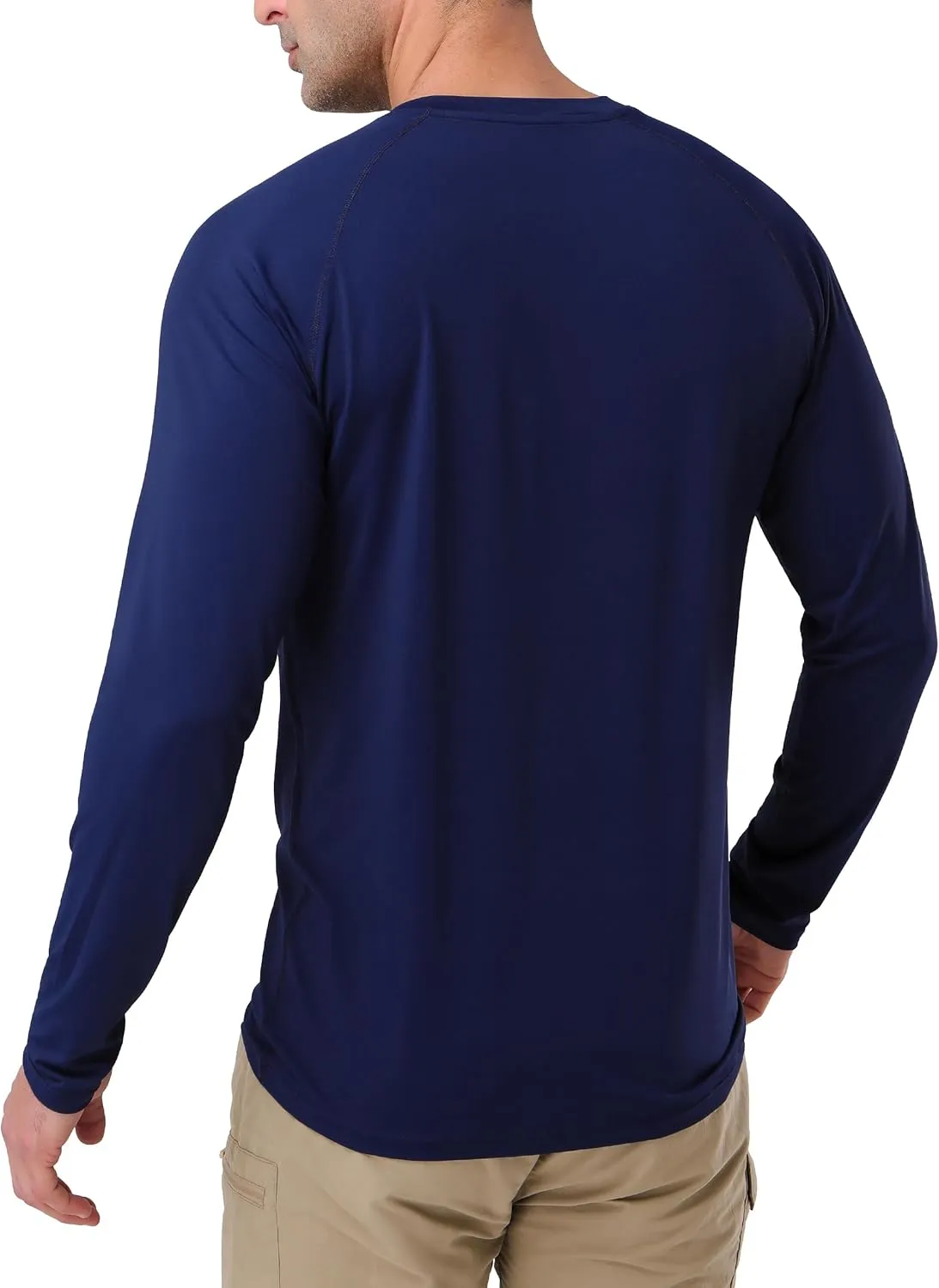 Pioneer Camp Men's Sun UV Protection SPF Shirts UPF50  Rash Guard Long Sleeve Lightweight Hiking Quick Dry Running Swim Shirt
