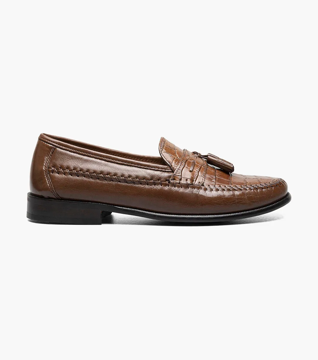 Pisa Moc Toe Tassel Loafer-Cognac| Florsheim