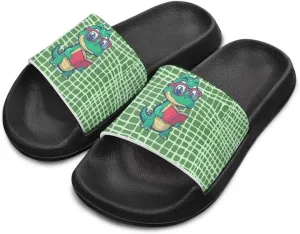 Quick-Dry EVA Kids Sandals Non-Slip Lightweight Slides for Bathroom Pool & Outdoor Play for Little/Big Kids Size 11-3