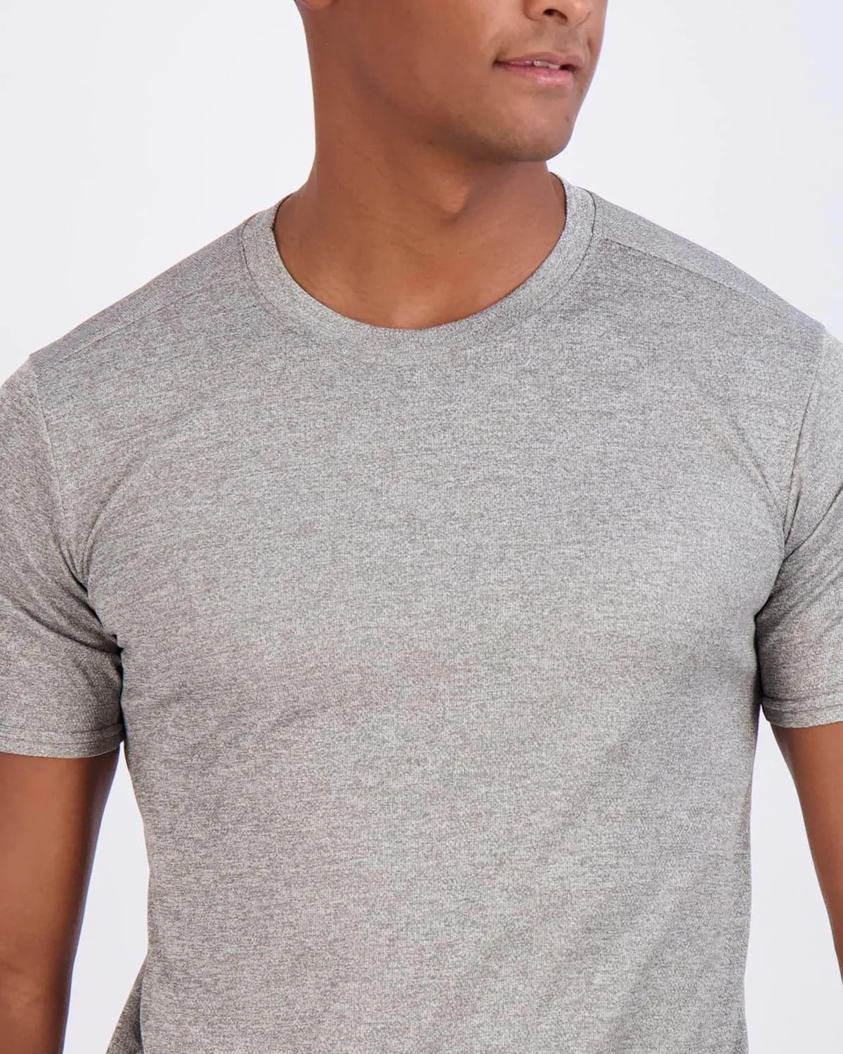 Real Essentials 5 Pack Men’s Active Quick Dry Mesh Crew Neck T Shirts | Athletic Short Sleeve Tee (Available in Big & Tall)