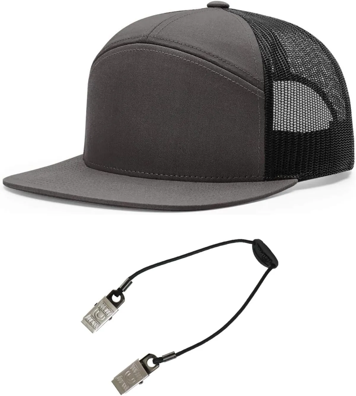 Richardson 168 Hi-Pro Trucker Snapback Cap Bundle with THP Cap Catcher