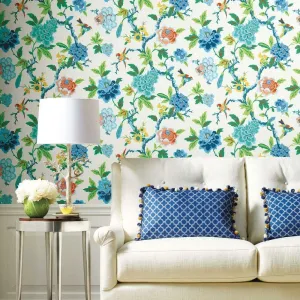 RoomMates Waverly RMK11862RL Candid Moments Peel and Stick Wallpaper, 18 in x 18.86 ft