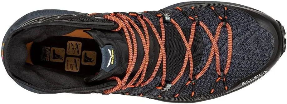 Salewa Men's Dropline Shock-Absorbent Trail Running Hiking Mid-Cut Shoe Road