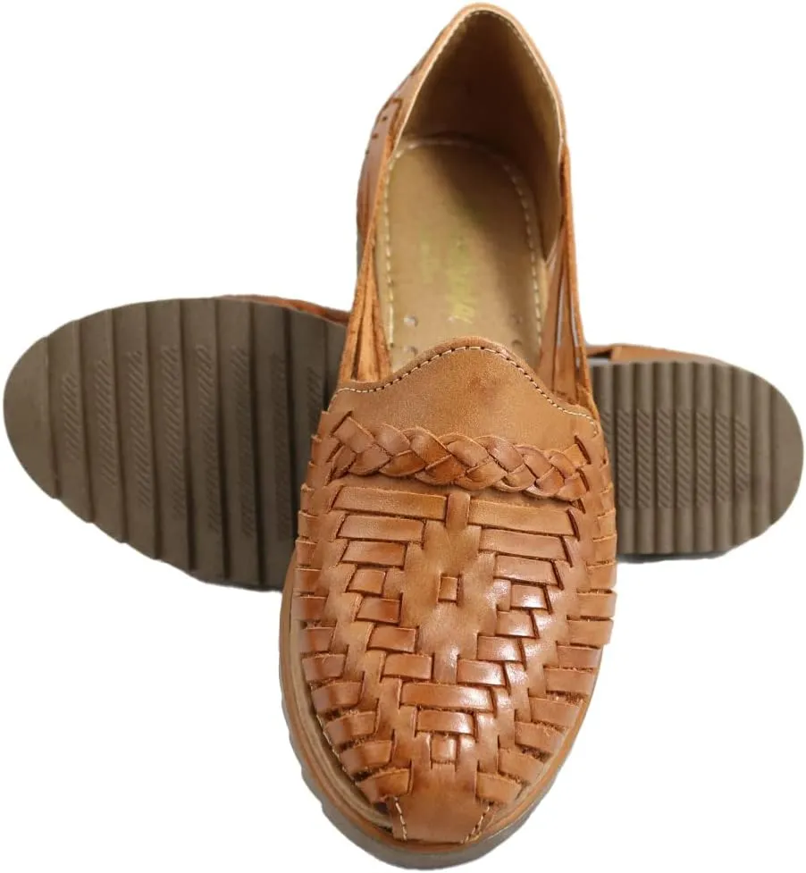 Sandals women Huarache Sandal Colorful Leather Mexican Style Color Shedron 126U