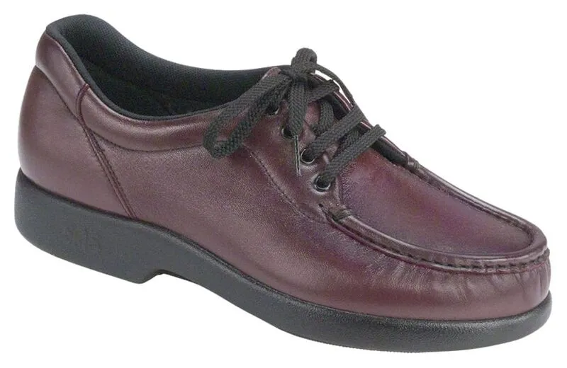 SAS Women's Take Time Lace Up Loafer Antique Wine