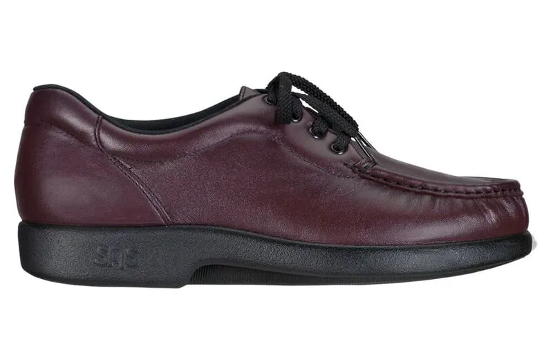 SAS Women's Take Time Lace Up Loafer Antique Wine