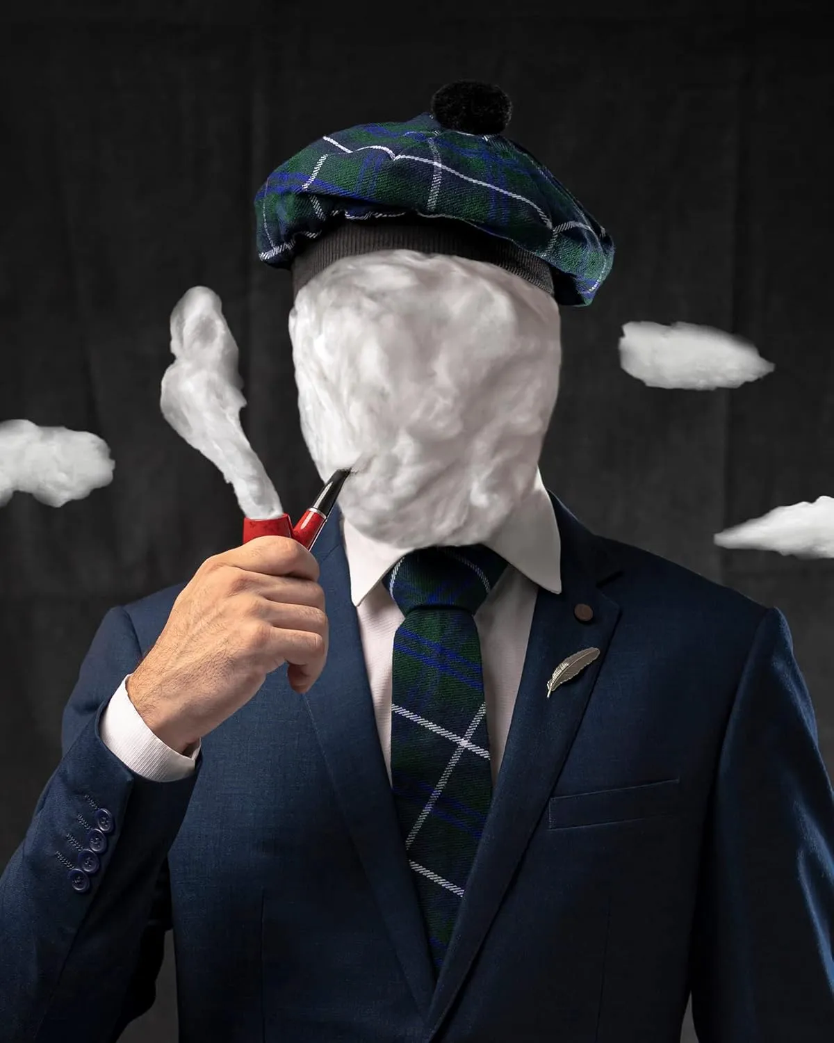 Scottish Traditional Tam o' Shatner Acrylic Wool Tammy Hat Flat Bonnet Kilt Many Tartans