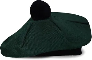 Scottish Traditional Tam o' Shatner Acrylic Wool Tammy Hat Flat Bonnet Kilt Many Tartans