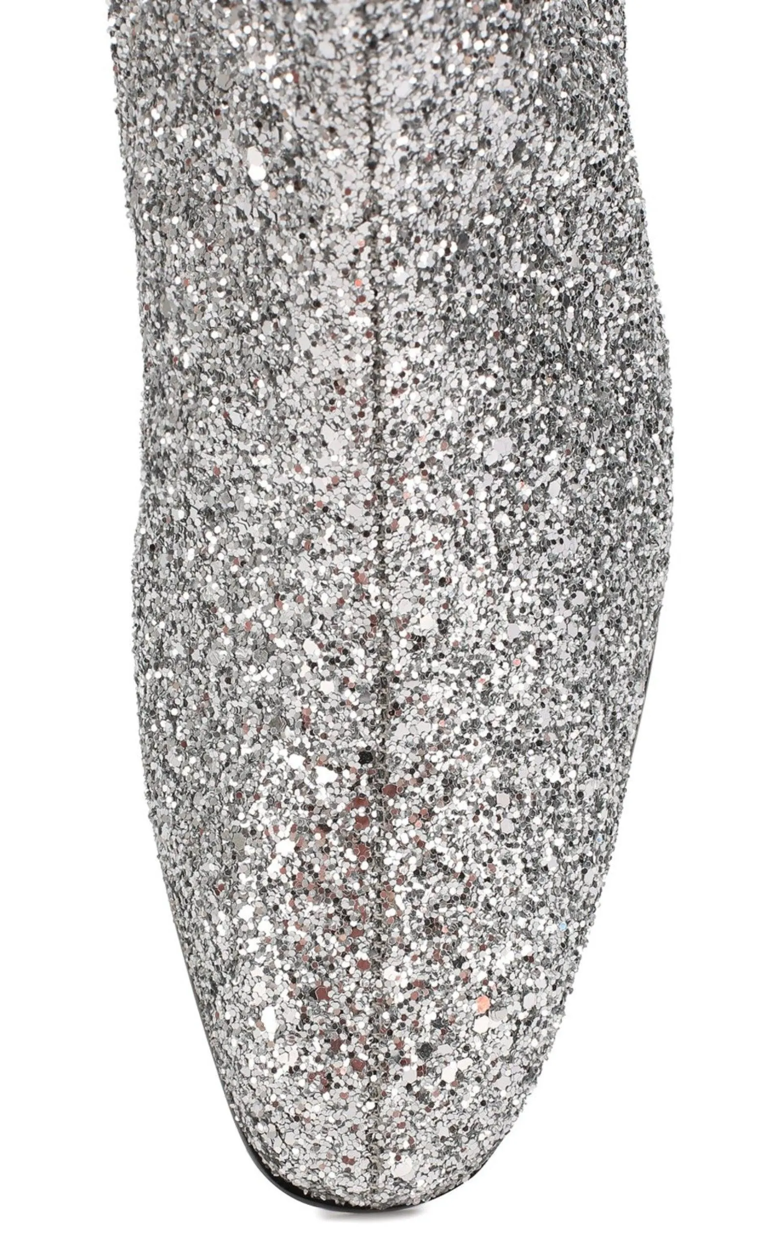 SIlver Glittler Ankle Boots