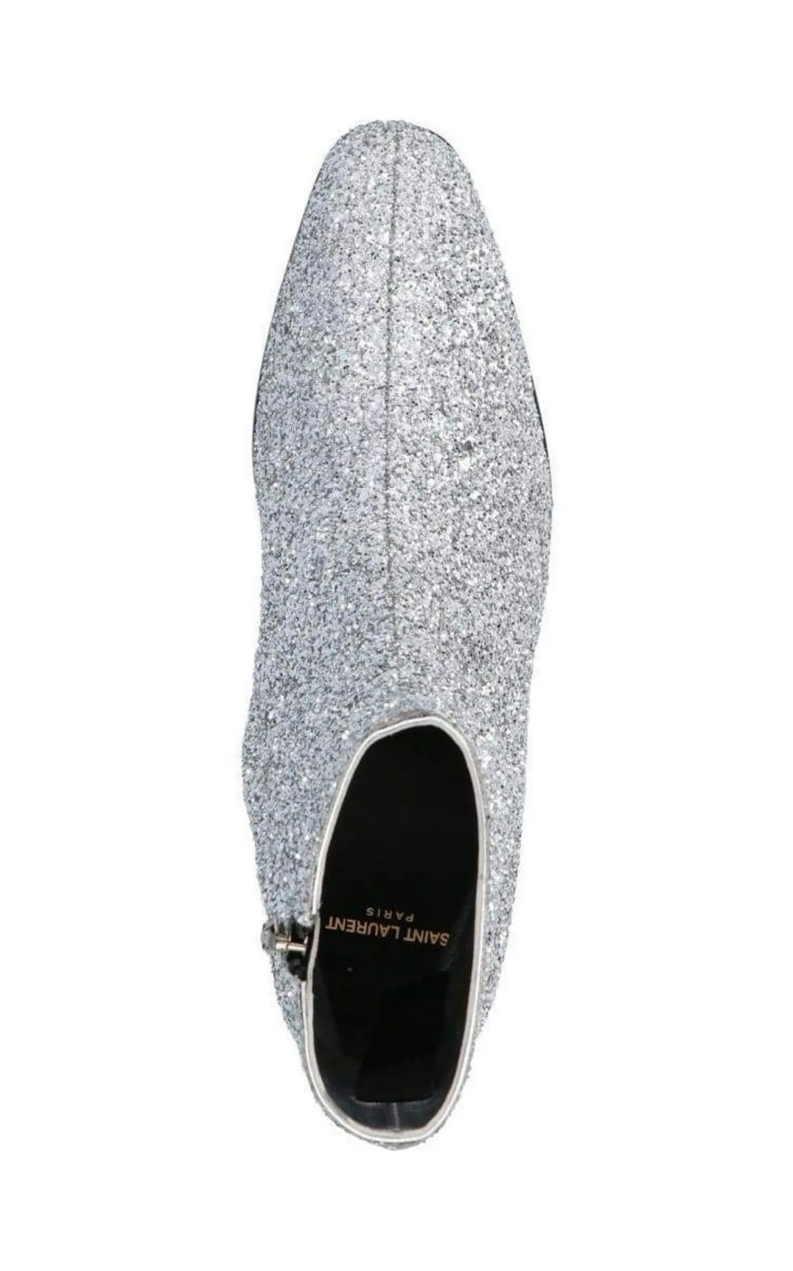 SIlver Glittler Ankle Boots