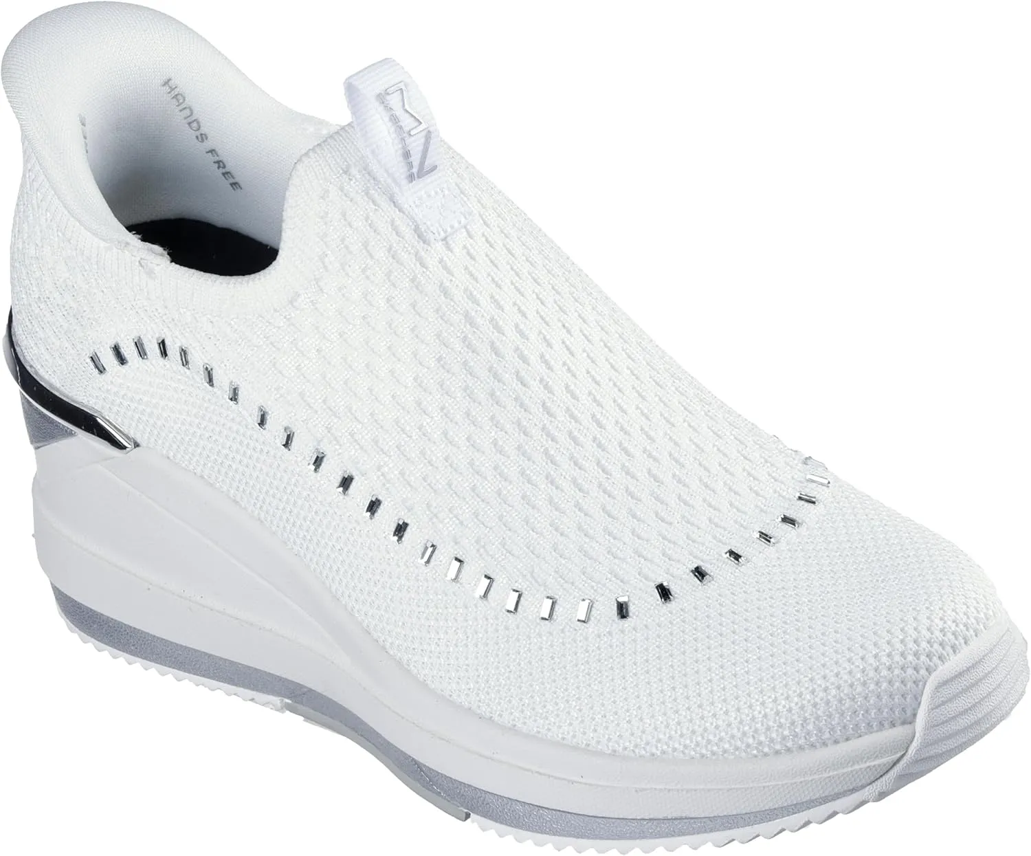 Skechers Women's The Triple Wedge-Clariti Hands Free Slip-ins Sneaker