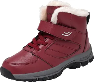 Snow Boots for Women Wide Calf Snow Booties for Women 2023 Womens Waterproof Boots Winter Zapatos De Nieve Mujer Womens Black Hiking Boots Waterproof Lightweight