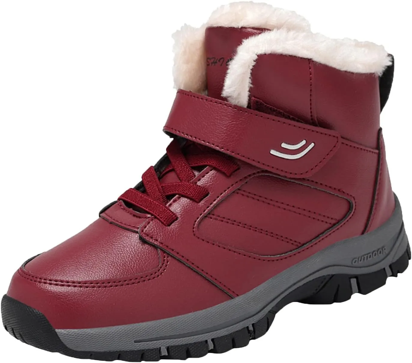 Snow Boots for Women Wide Calf Snow Booties for Women 2023 Womens Waterproof Boots Winter Zapatos De Nieve Mujer Womens Black Hiking Boots Waterproof Lightweight