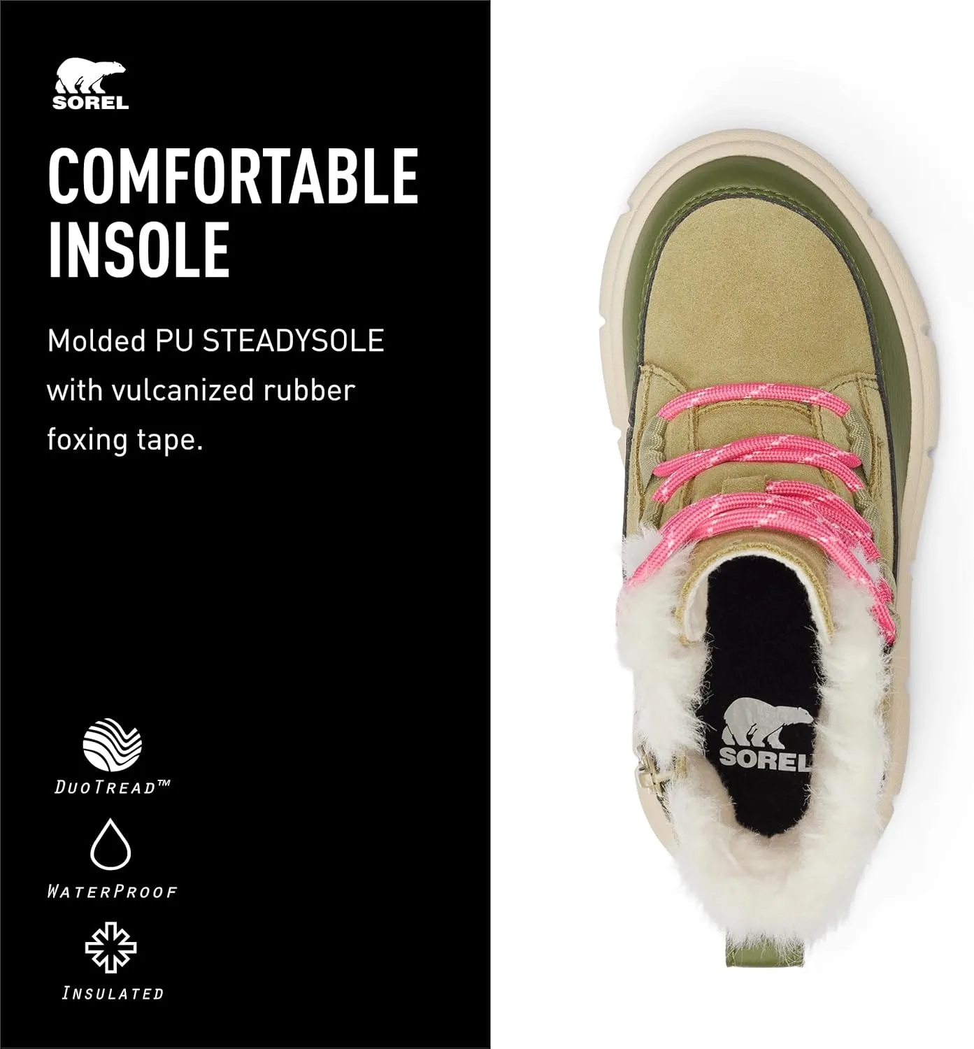 Sorel Children's Explorer lll Lace Boot