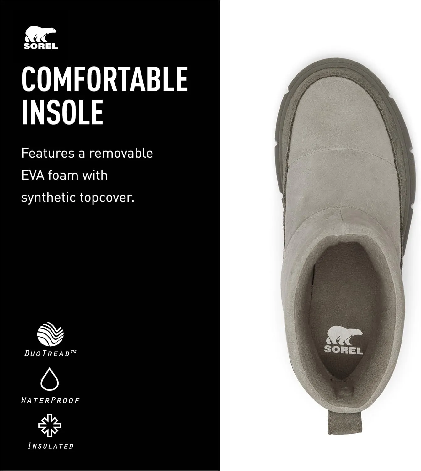 SOREL Children's Explorer lll Slip-On Waterproof Boot