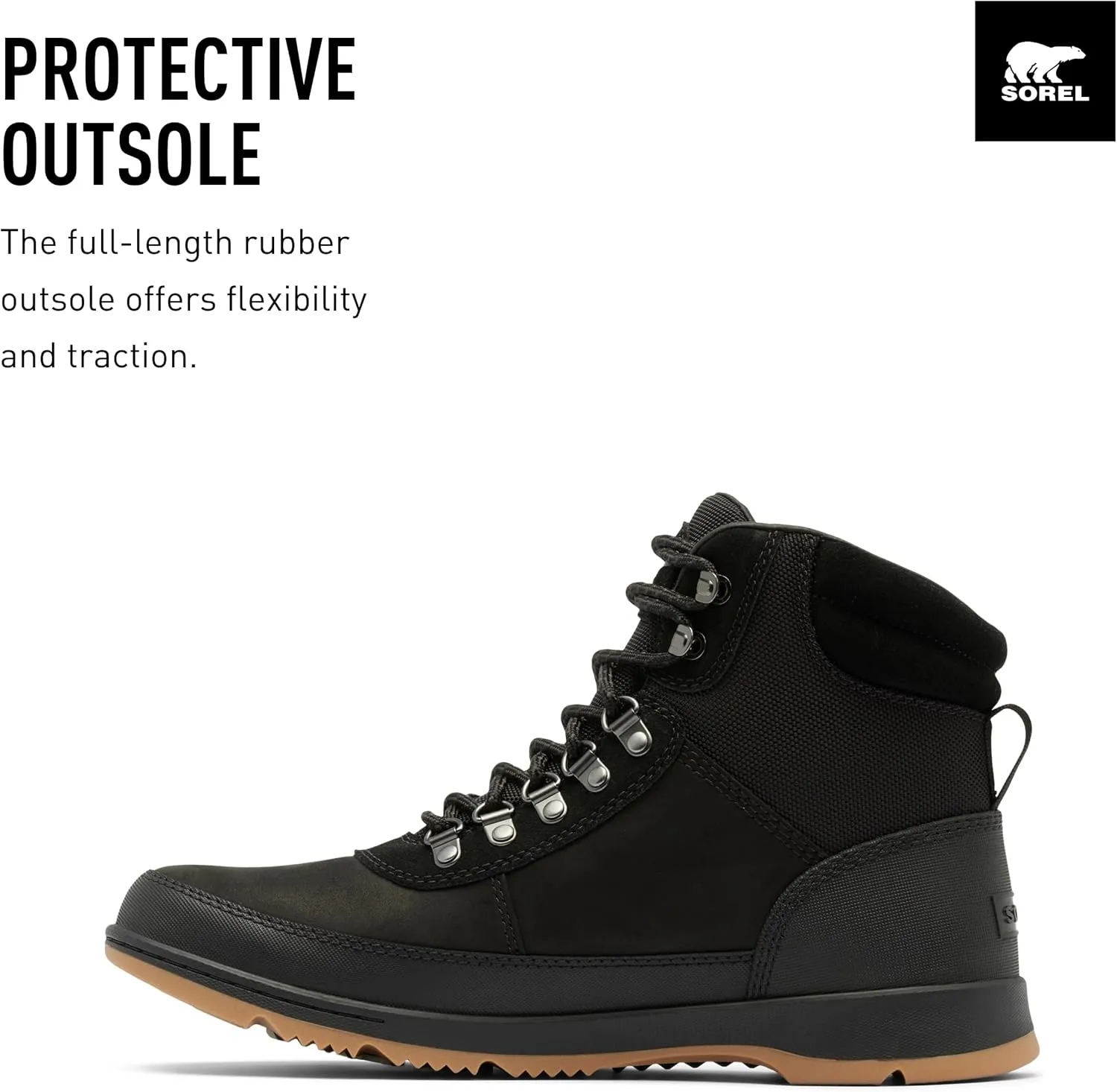 SOREL Men's Ankeny ll Hiker Plus Waterproof Boot