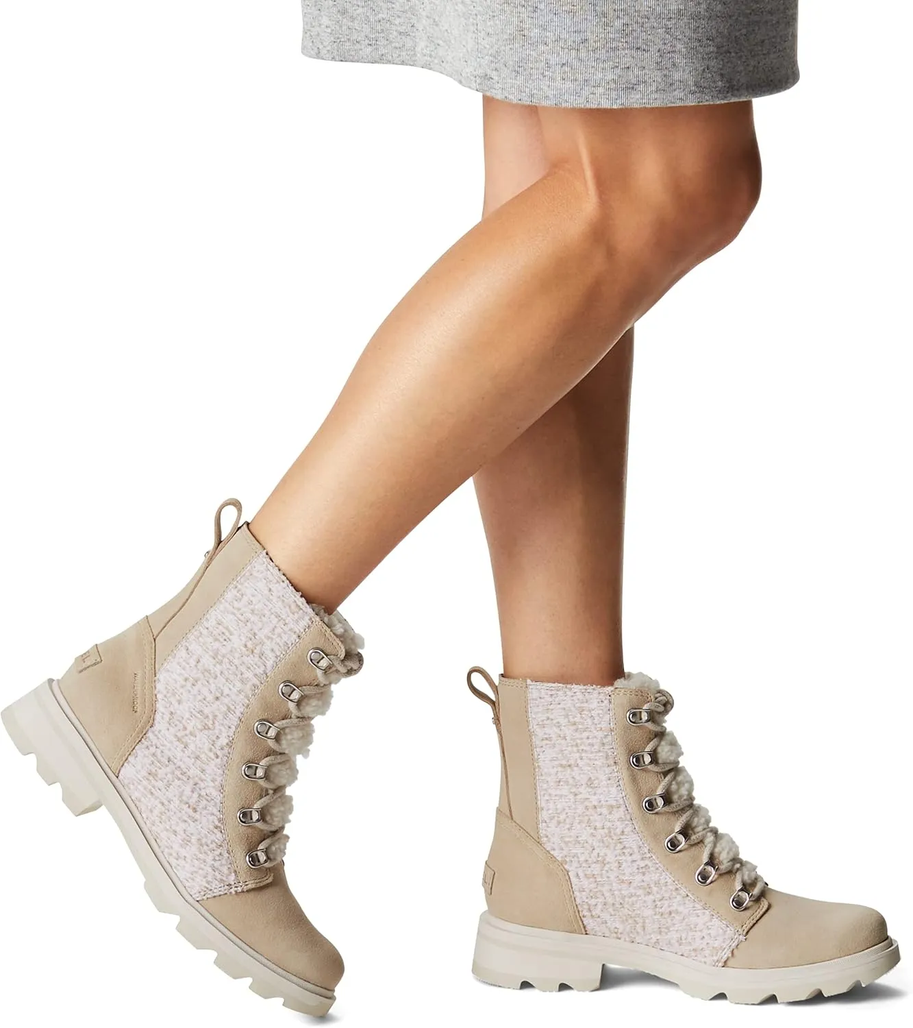 Sorel Women's Lennox Lace Cozy Rain Boot — Waterproof Suede Boots