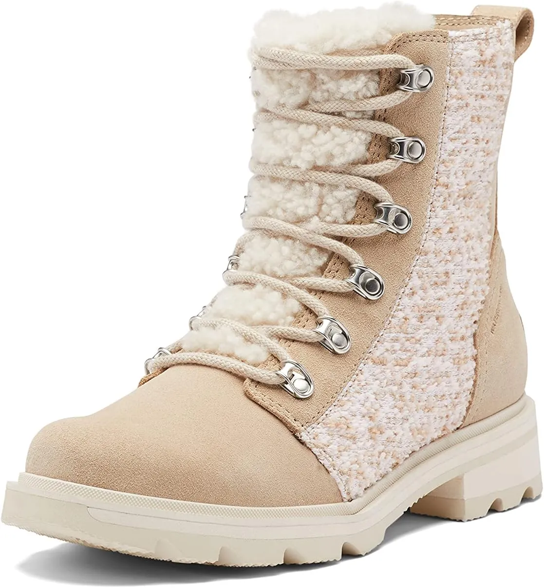 Sorel Women's Lennox Lace Cozy Rain Boot — Waterproof Suede Boots