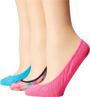 Sperry Women's Microfiber No Show Socks-3 Pair Pack-Lightweight Casual Micro Liners