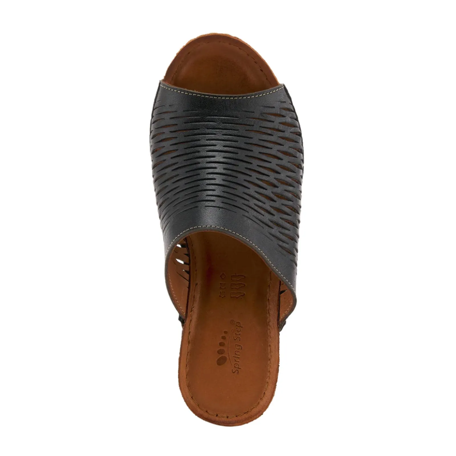 Spring Step Cunacena Wedge Sandal (Women) - Black