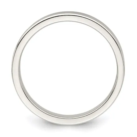 Sterling Silver 3mm Lightweight Flat Size 6.5 Band