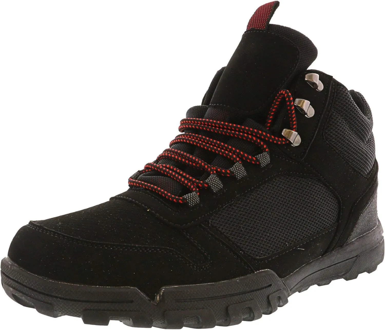 Steve Madden Mens Mounted High Top Hiking Shoes, Black, US 12