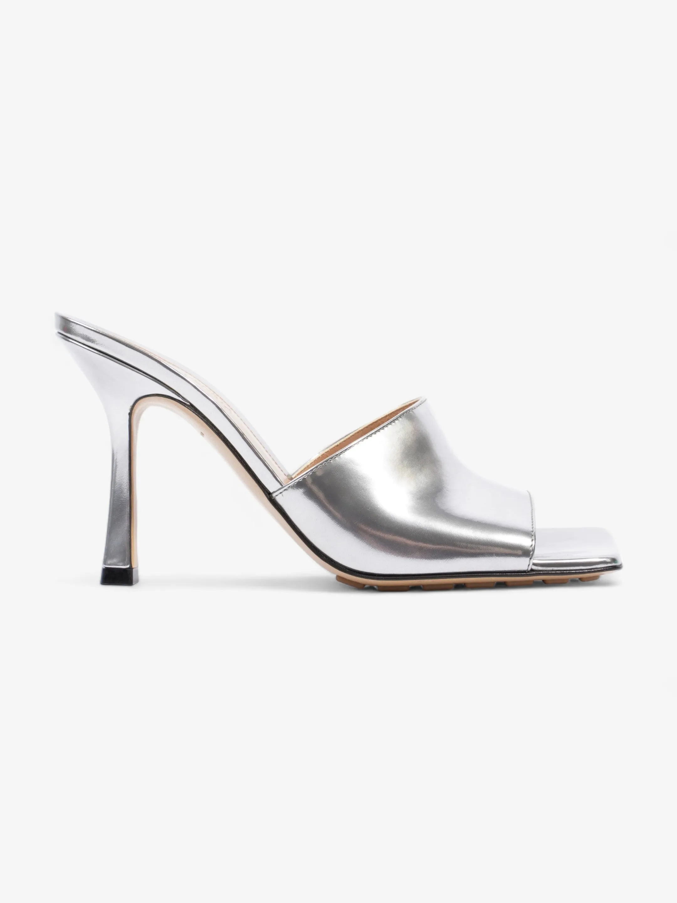 Stretch Sandal 80 Silver Leather EU 37 UK 4