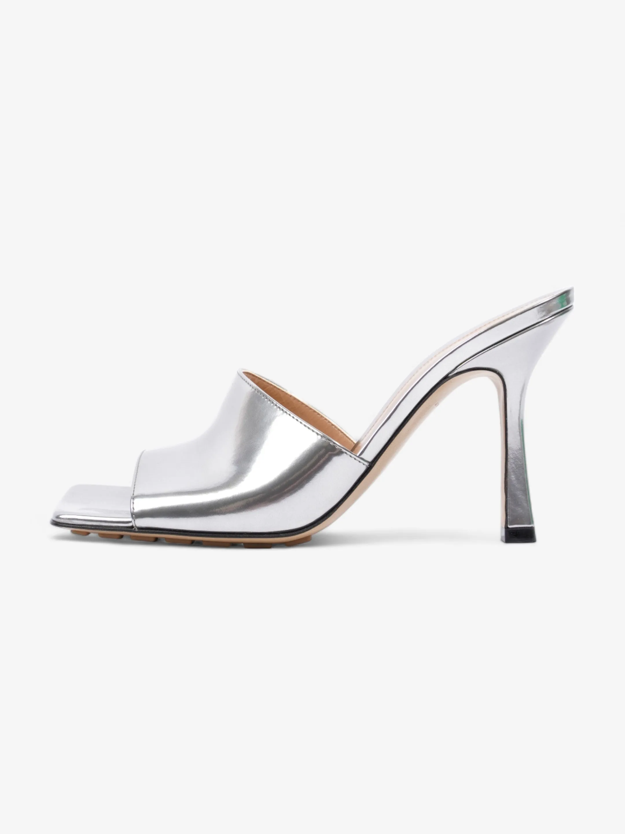 Stretch Sandal 80 Silver Leather EU 37 UK 4