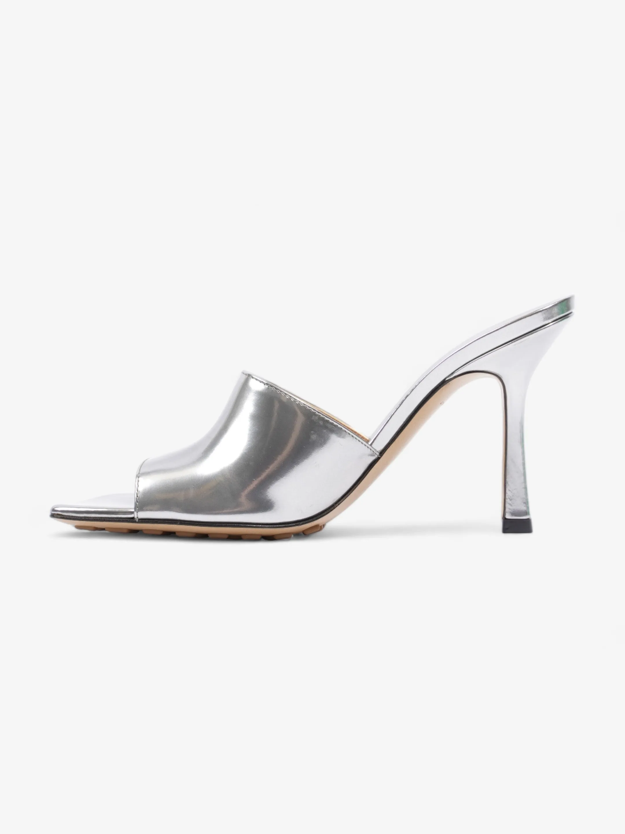 Stretch Sandal 80 Silver Leather EU 37 UK 4
