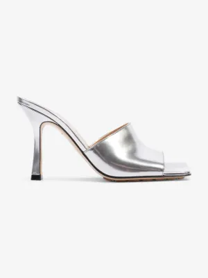 Stretch Sandal 80 Silver Leather EU 37 UK 4