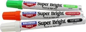 Super Bright Gun Sight Touch Up Pen Kit, Green/Red/White, Blister Card
