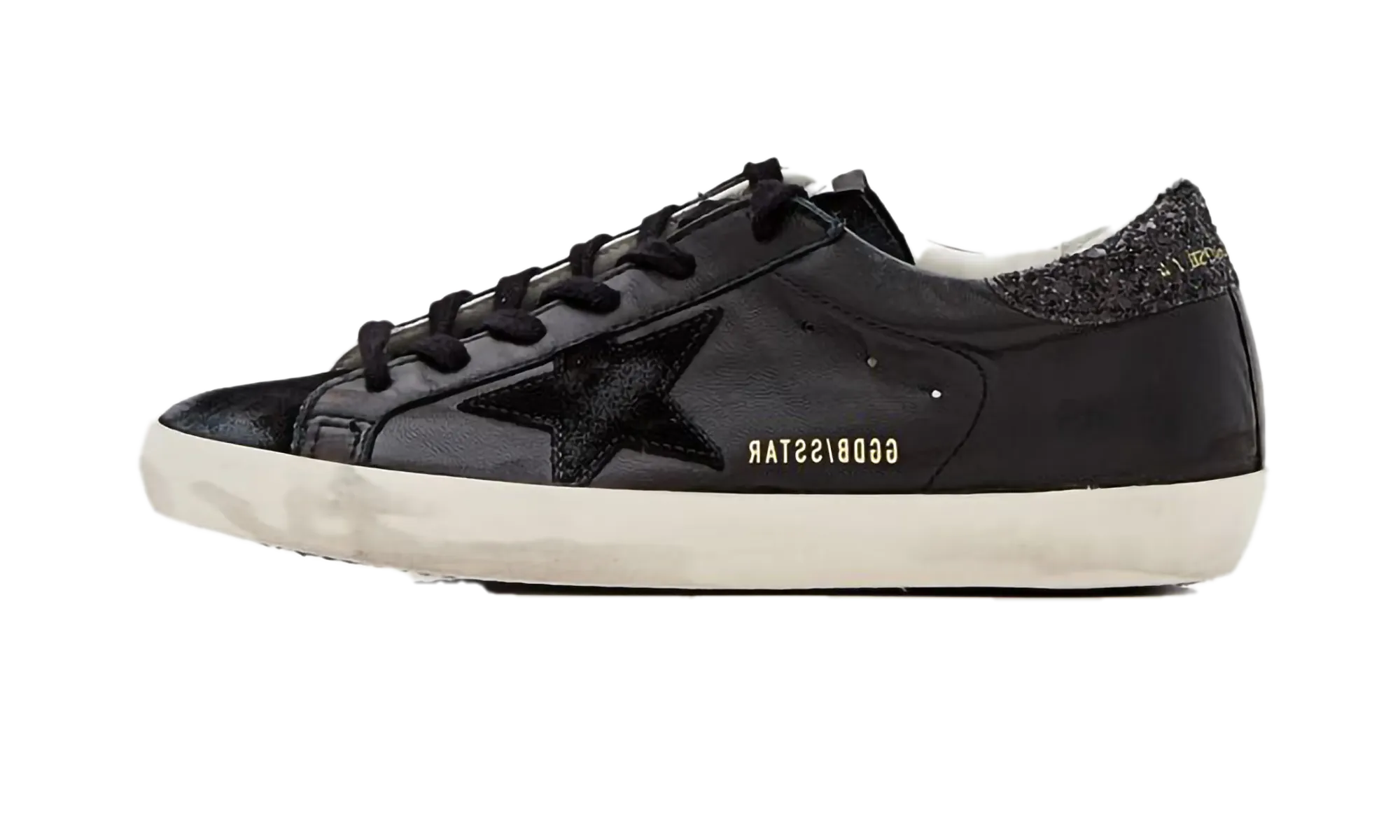 Superstar WMNS "Black Glitter Heel"