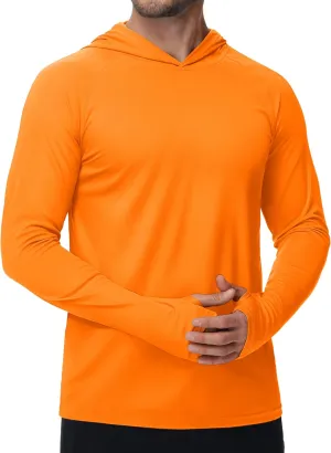 TACVASEN Men’s Sun Protection Shirts UPF 50  Rash Guard for Men Long Sleeve Lightweight SPF UV Hoodie Swimming Hiking