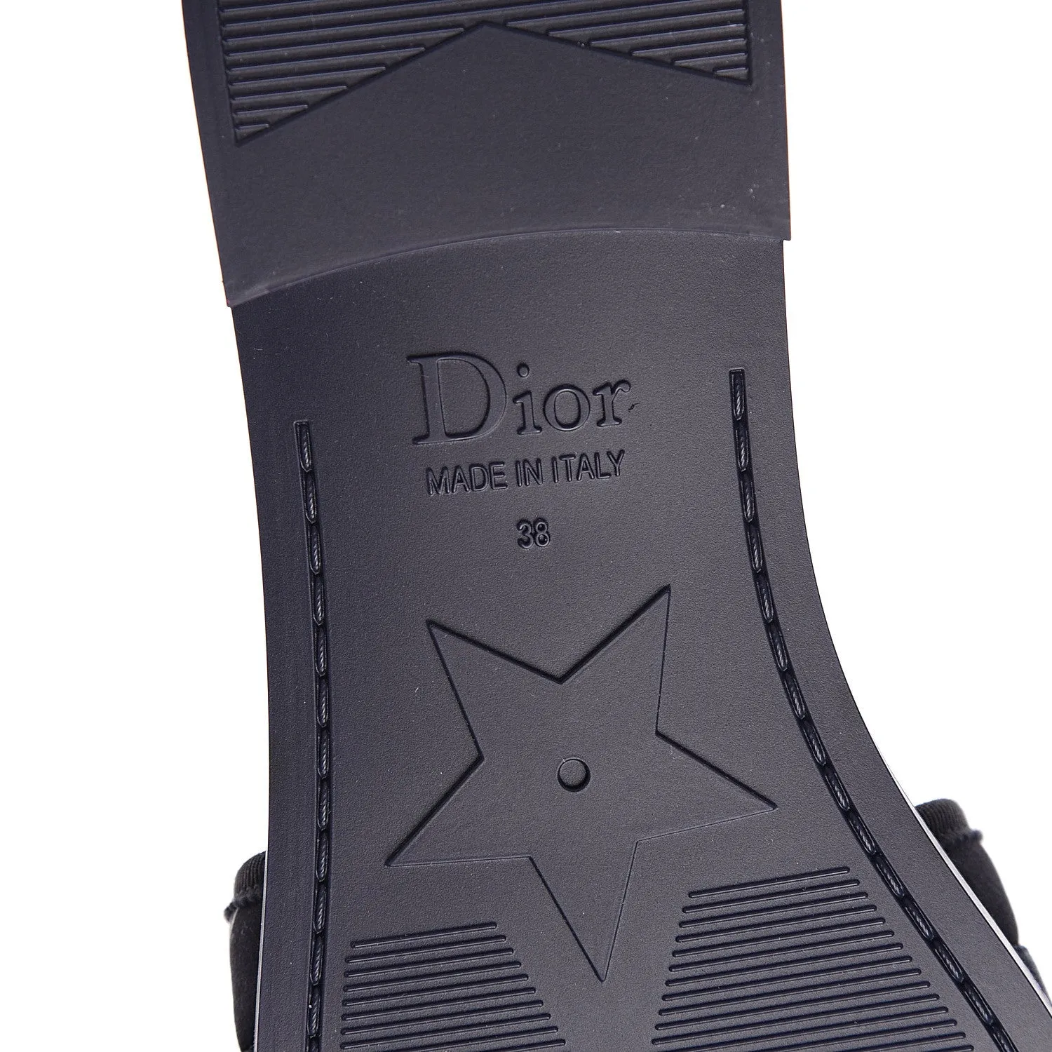 Technical Stretch Fabric Camouflage Dior revolution Slide Sandals Deep Blue