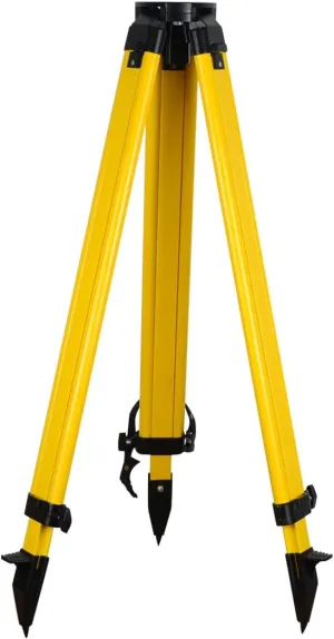 Telescopic Leg Tripod Instrument, Heavy Duty Aluminum Surveying Tripod for Surveying Construction with 5/8 Inch 11 Thread Flat Head for Total Station, Theodolite, Automatic Level-Tk1015