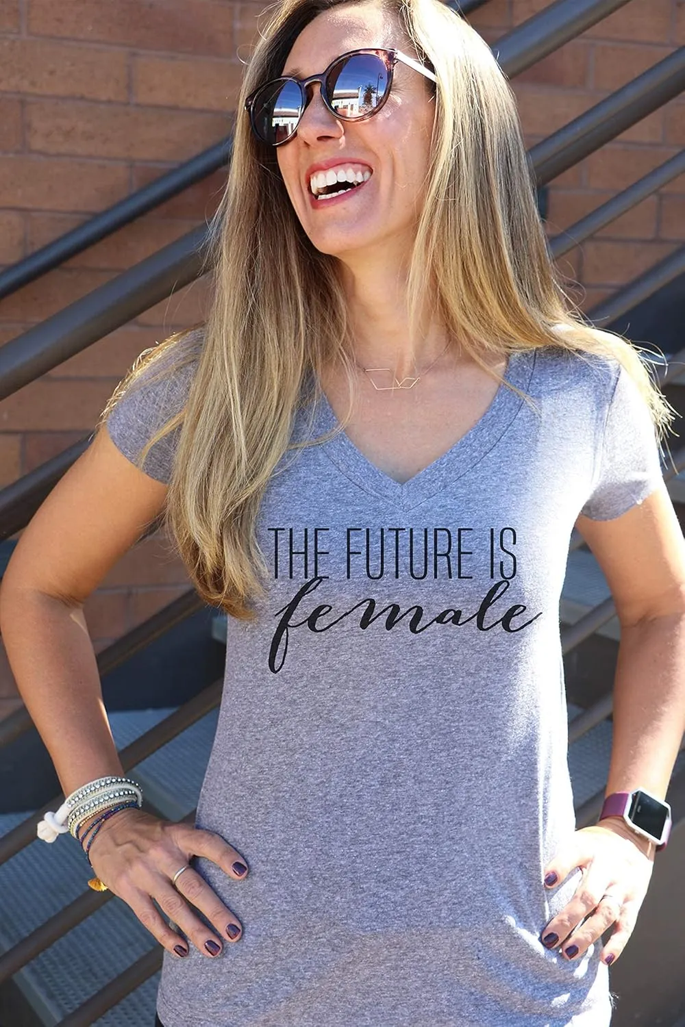 The Future is Female Shirt - Feminist Shirts for Women - Woman Up Girl Power Proud Empowered Equality Rights Activist Tshirts