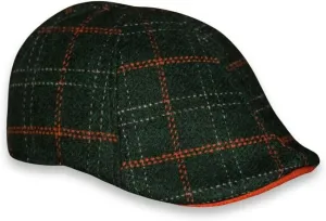 The Original Boston Scally Cap - The Celtic Bone Mens Flat Hat - Six Panel Newsboy Cap for Men - Green
