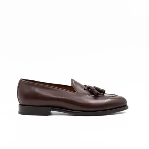 The Tassel Loafer in Brown Leather