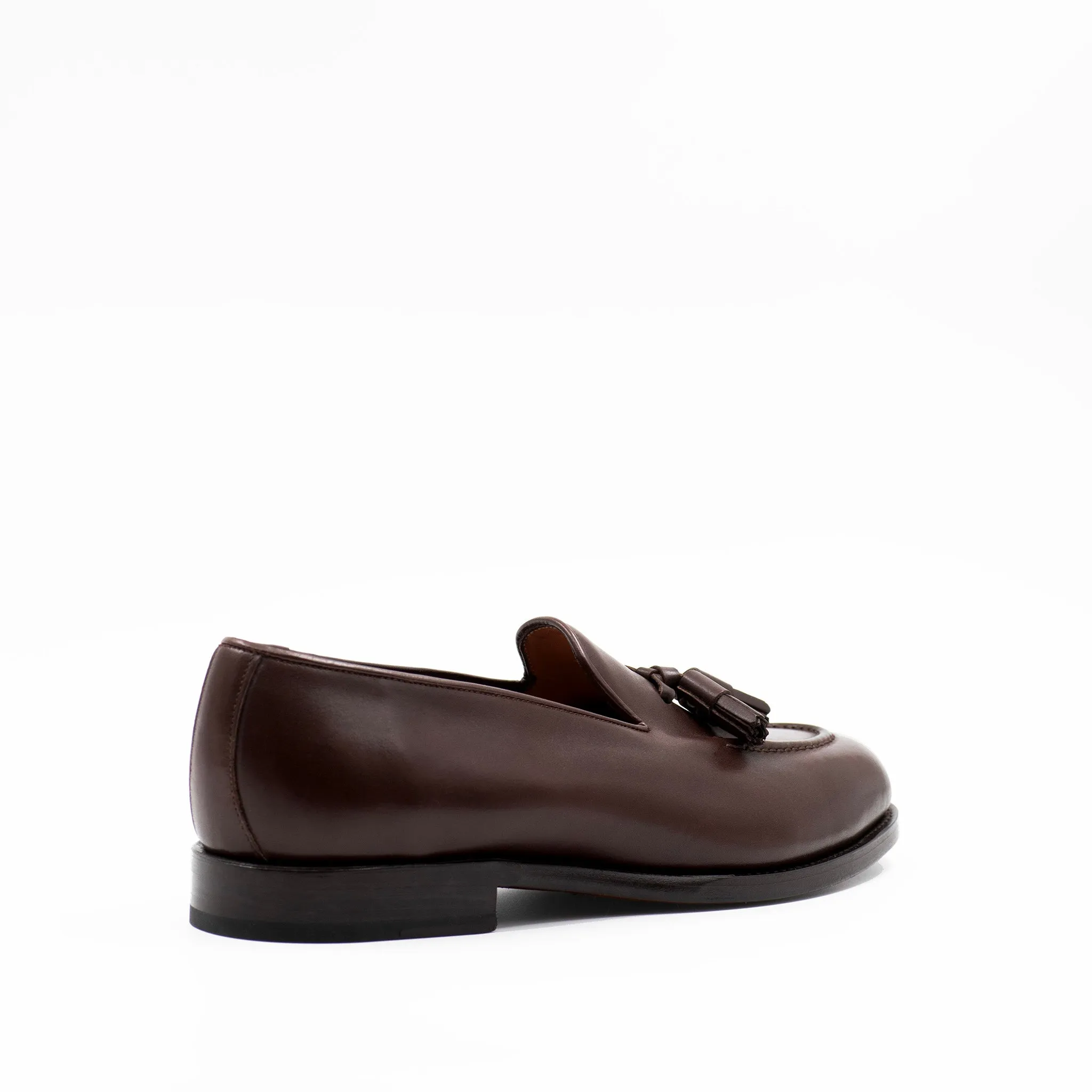 The Tassel Loafer in Brown Leather