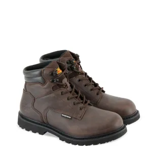 Thorogood Men's V Series 6" Crazyhorse Leather Waterproof Lace Up Work Boots 864-4278