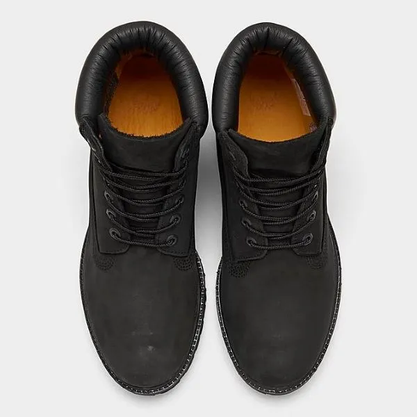 Timberland Black Nubuck Premium 6 Inch Waterproof Mens Boots 10073