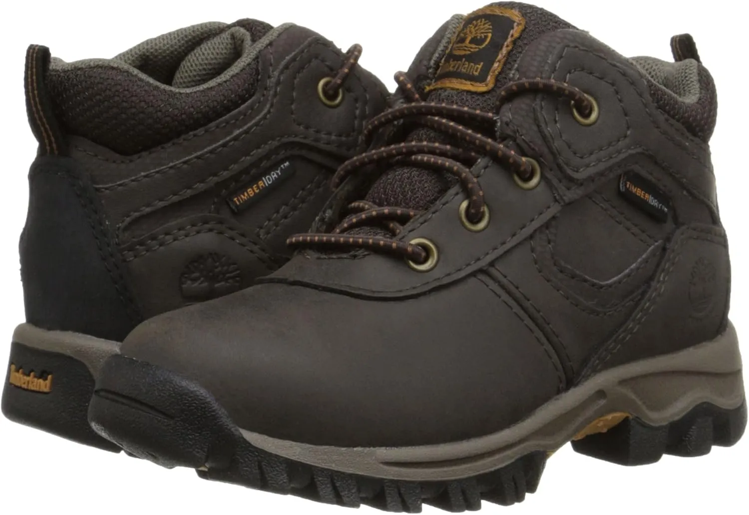 Timberland Unisex-Child Mt. Maddsen Waterproof Mid Leather Hiking Boot