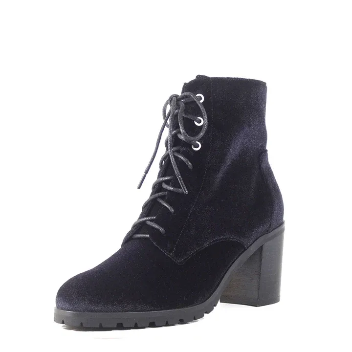 Timothy Velvet Booties