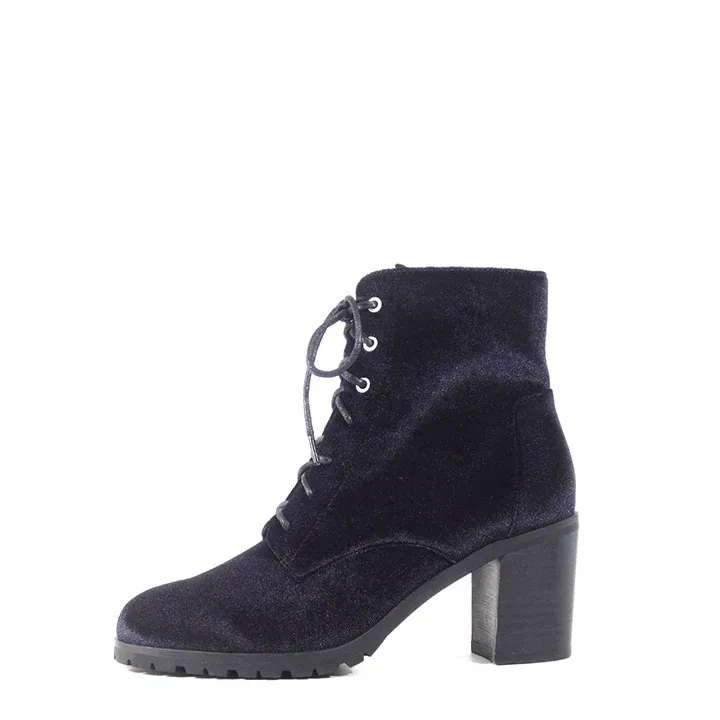 Timothy Velvet Booties