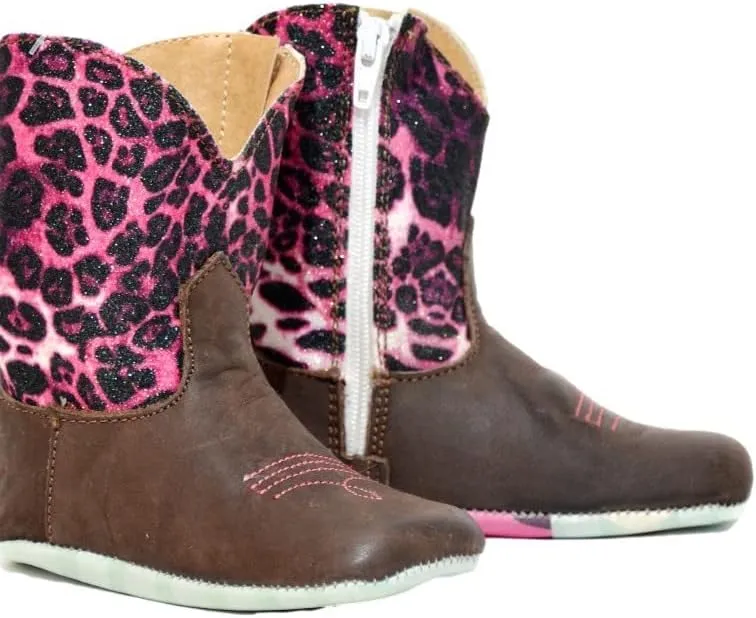Tin Haul Roper Footwear Infant Purrrfect Glitter Bootie