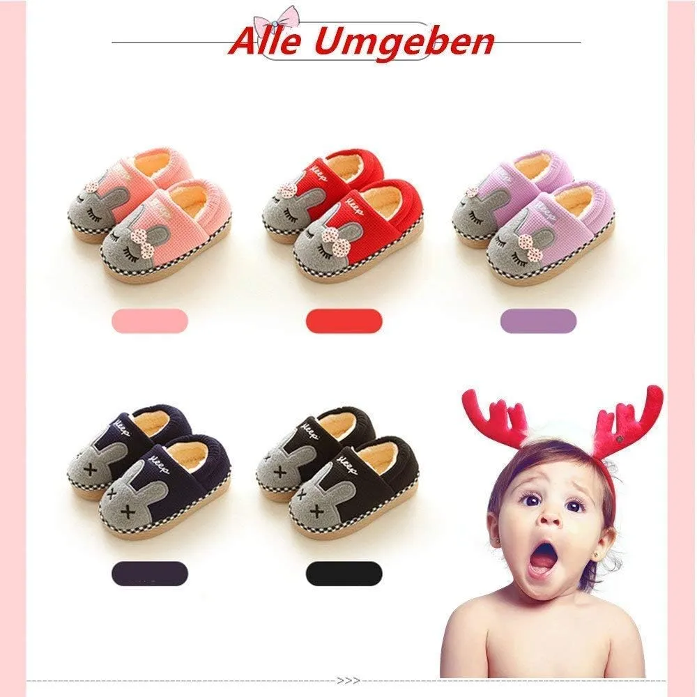 Toddler Slippers Boys Girls House Shoes Little Kids Home Indoor Bedroom Cute Warm Winter Slipper